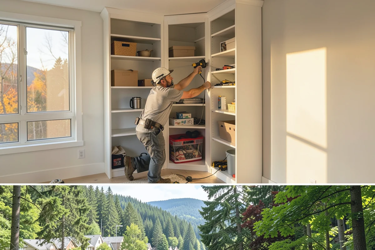 Garage Conversion in Lake Forest Park, King County, WA - Conversions can begin any season, but exterior wall and window work goes smoother during drier summer months when the envelope is...
