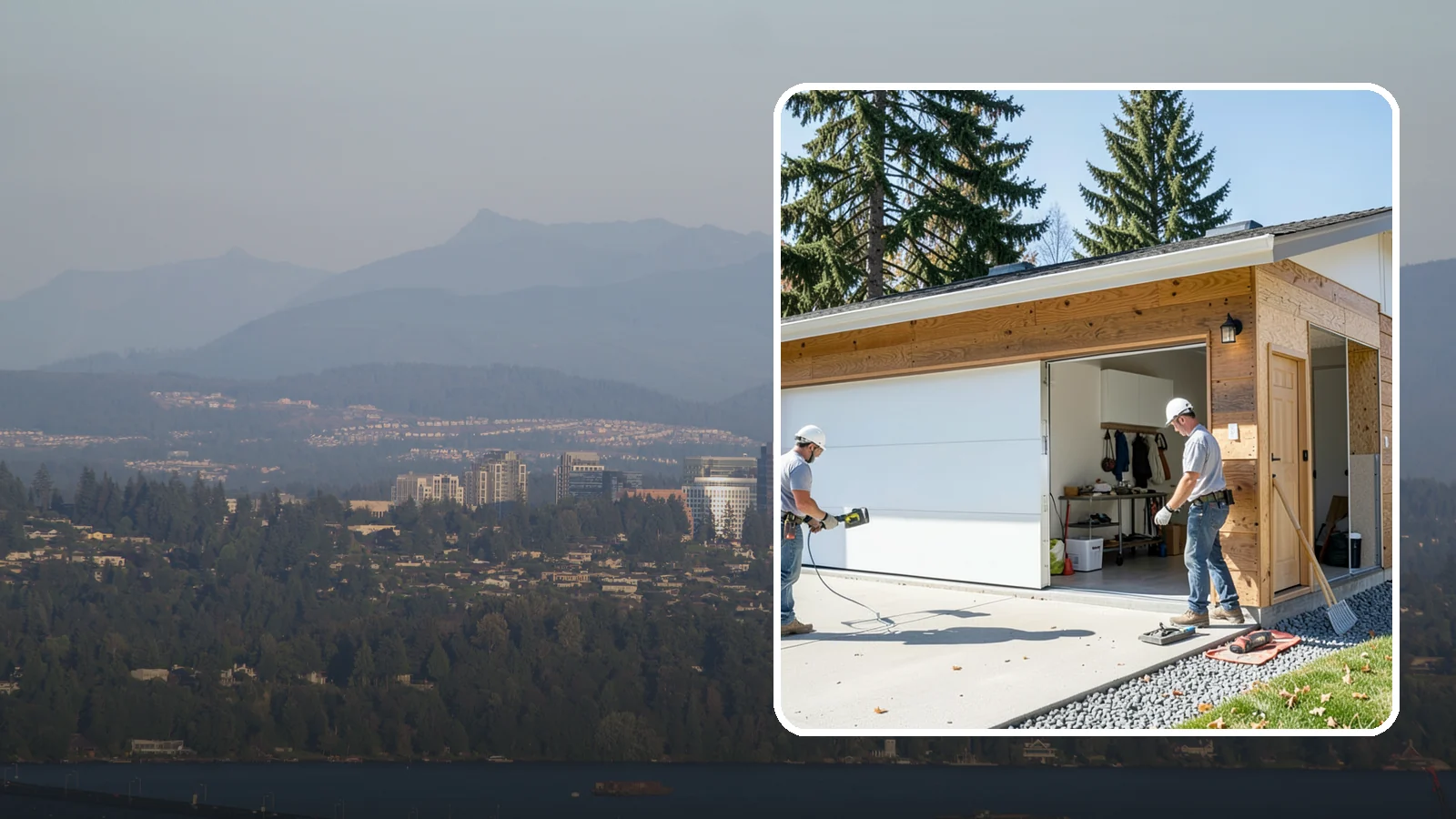 Garage Conversion in Medina, King County, WA - Converting an attached or detached garage into fully livable, heated, and code-compliant space.