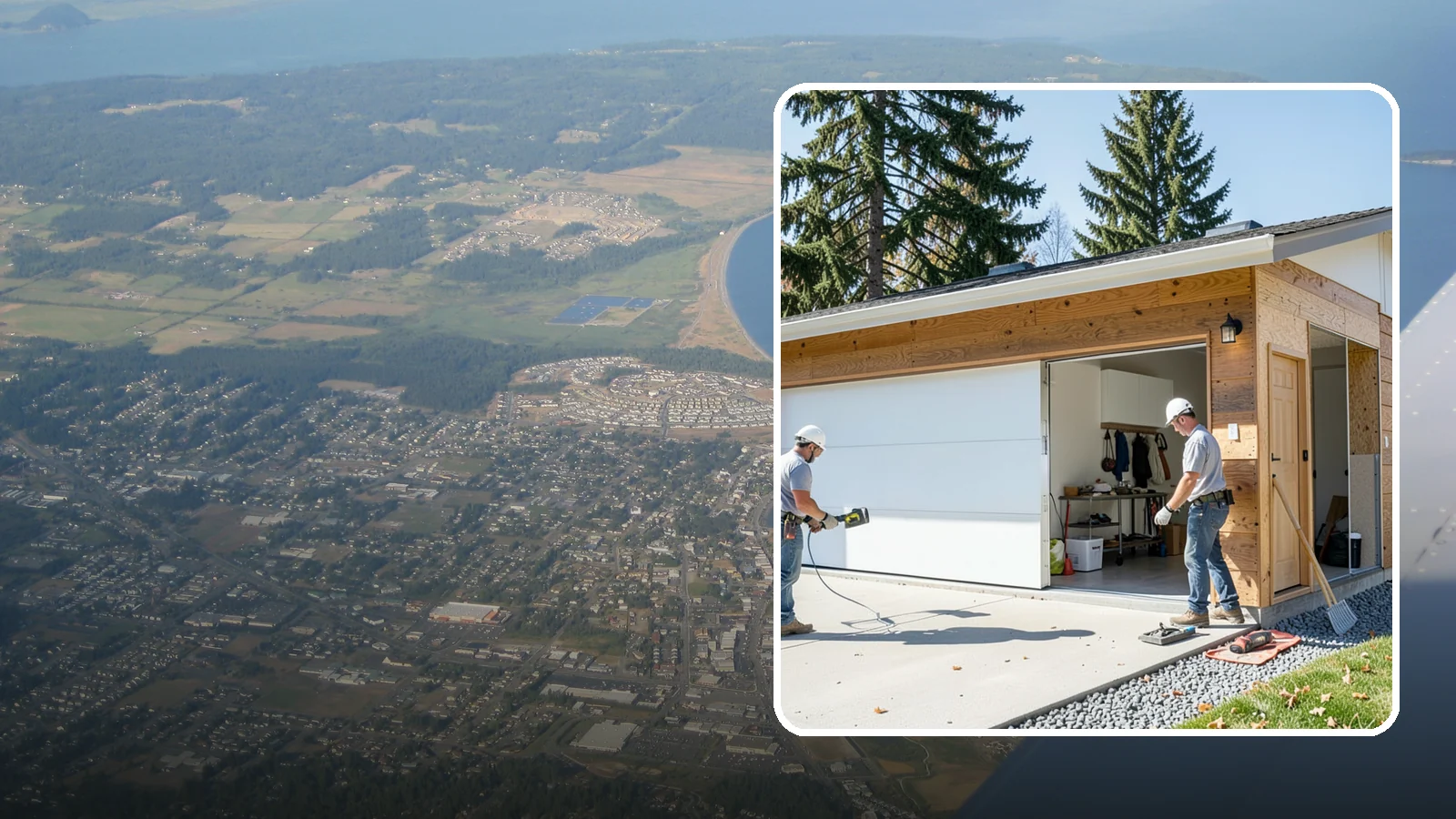 Garage Conversion in Oak Harbor, Island County, WA - Converting an attached or detached garage into fully livable, heated, and code-compliant space.
