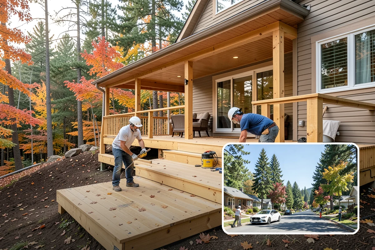 Garage Conversion in Orting, Pierce County, WA - Adds legal living area without a full addition