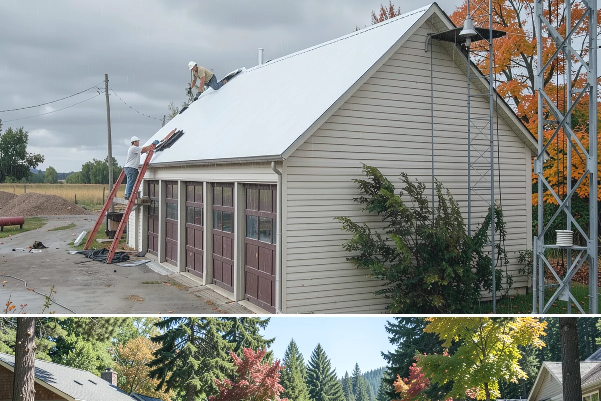 Garage Conversion in Orting, Pierce County, WA - Conversions can begin any season, but exterior wall and window work goes smoother during drier summer months when the envelope is...