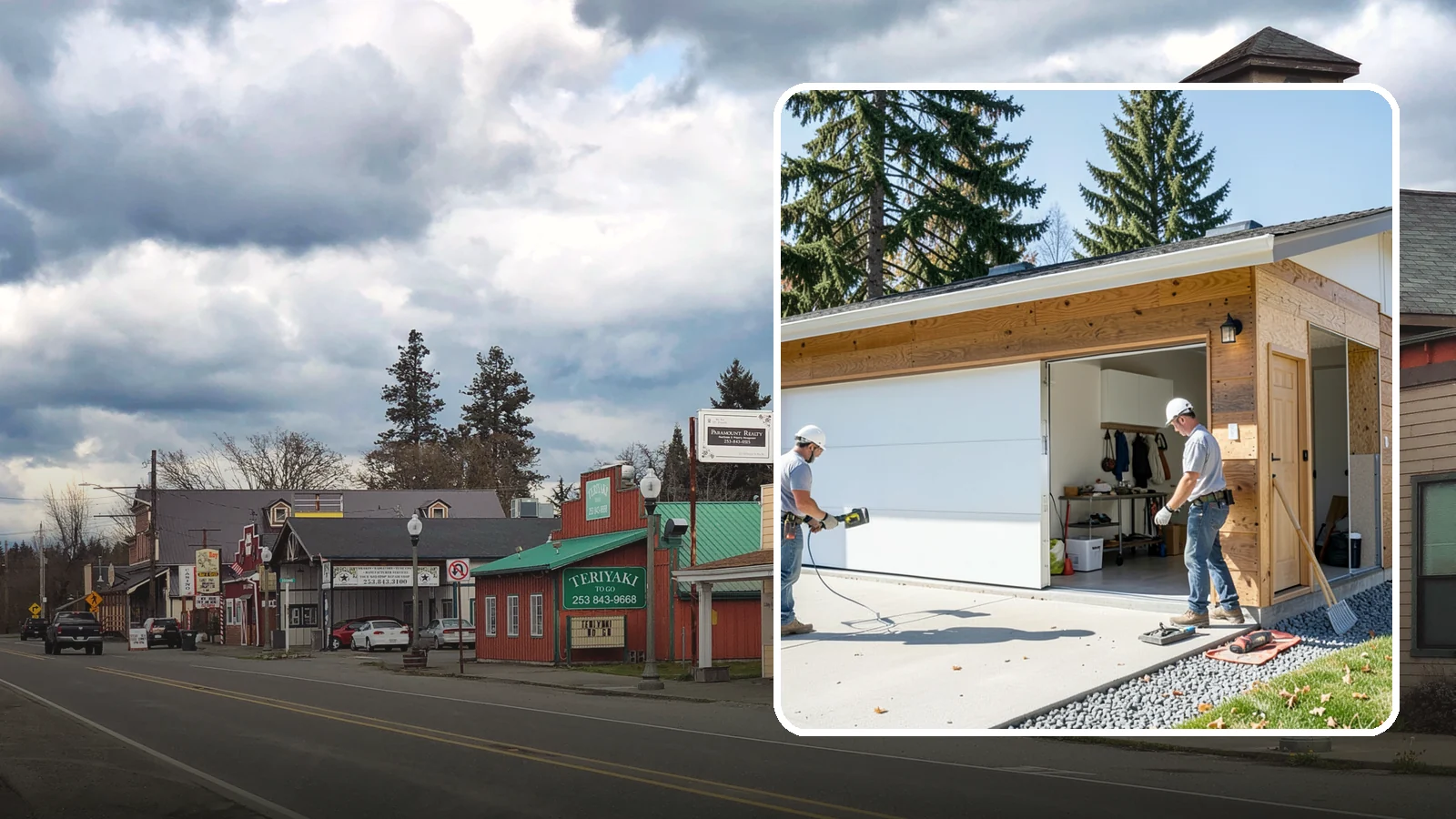 Garage Conversion in Roy, Pierce County, WA - Converting an attached or detached garage into fully livable, heated, and code-compliant space.