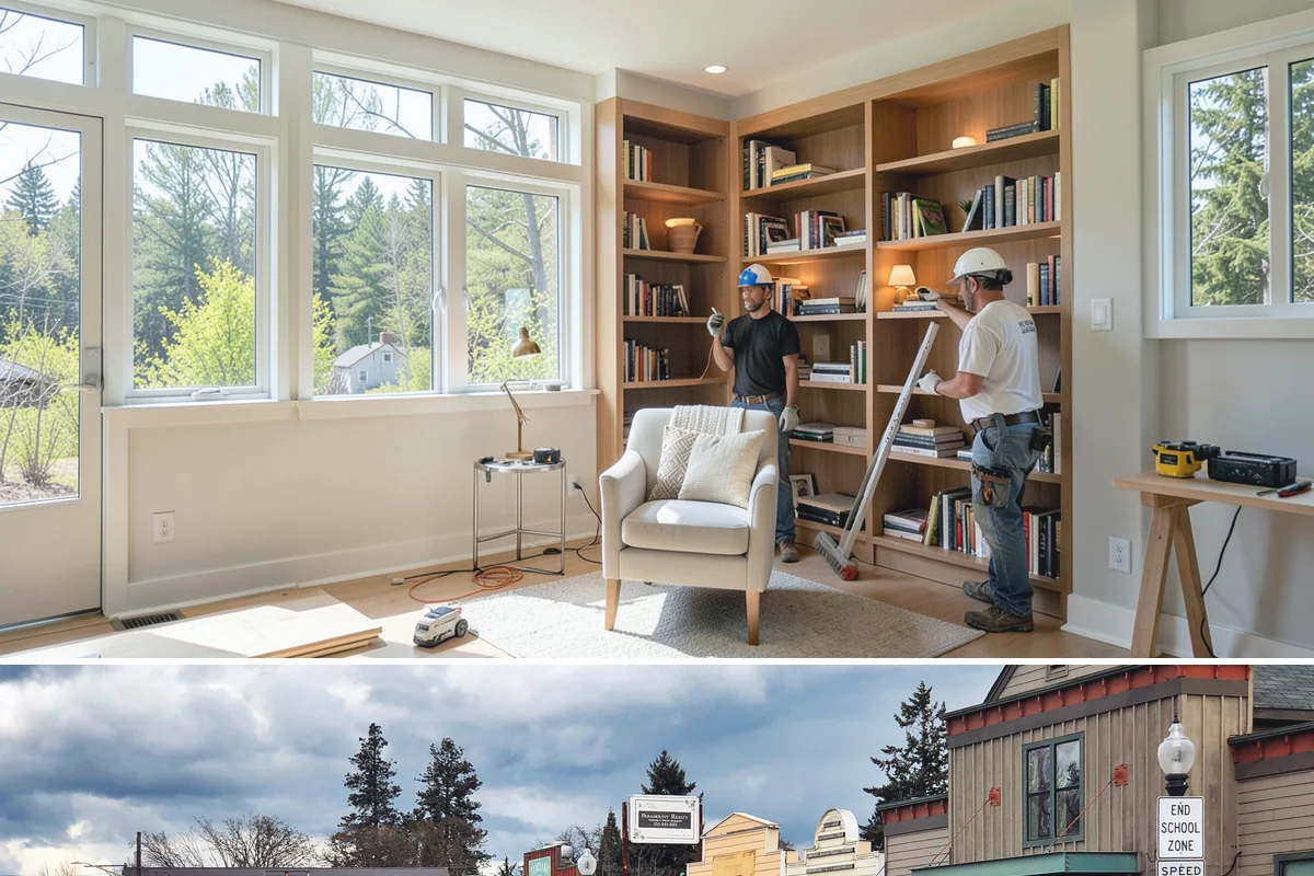 Garage Conversion in Roy, Pierce County, WA - Conversions can begin any season, but exterior wall and window work goes smoother during drier summer months when the envelope is...
