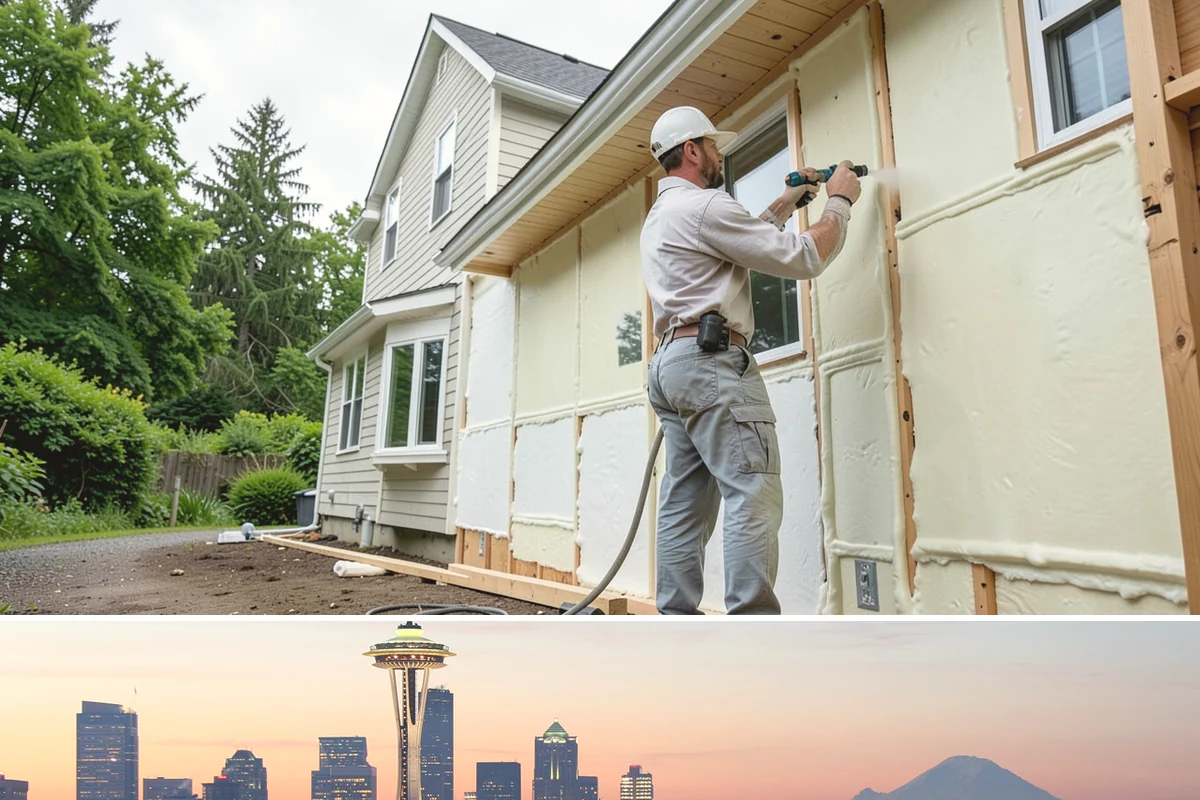 Garage Conversion in Seattle, King County, WA - Conversions can begin any season, but exterior wall and window work goes smoother during drier summer months when the envelope is...