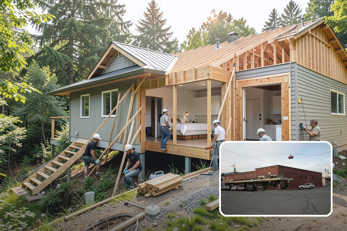 Garage Conversion in Sedro-Woolley, Skagit County, WA - Adds legal living area without a full addition