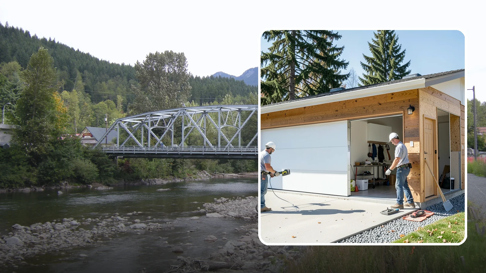 Garage Conversion in Skykomish, King County, WA - Converting an attached or detached garage into fully livable, heated, and code-compliant space.