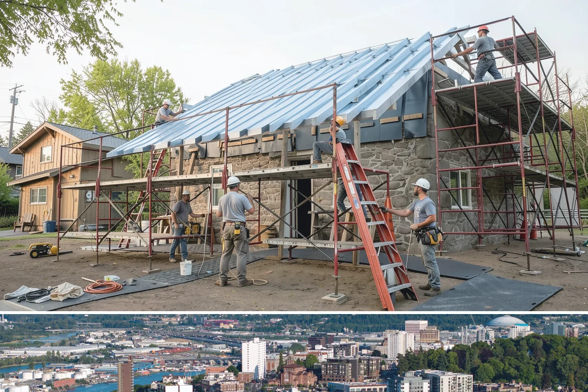 Garage Conversion in Tacoma, Pierce County, WA - Conversions can begin any season, but exterior wall and window work goes smoother during drier summer months when the envelope is...