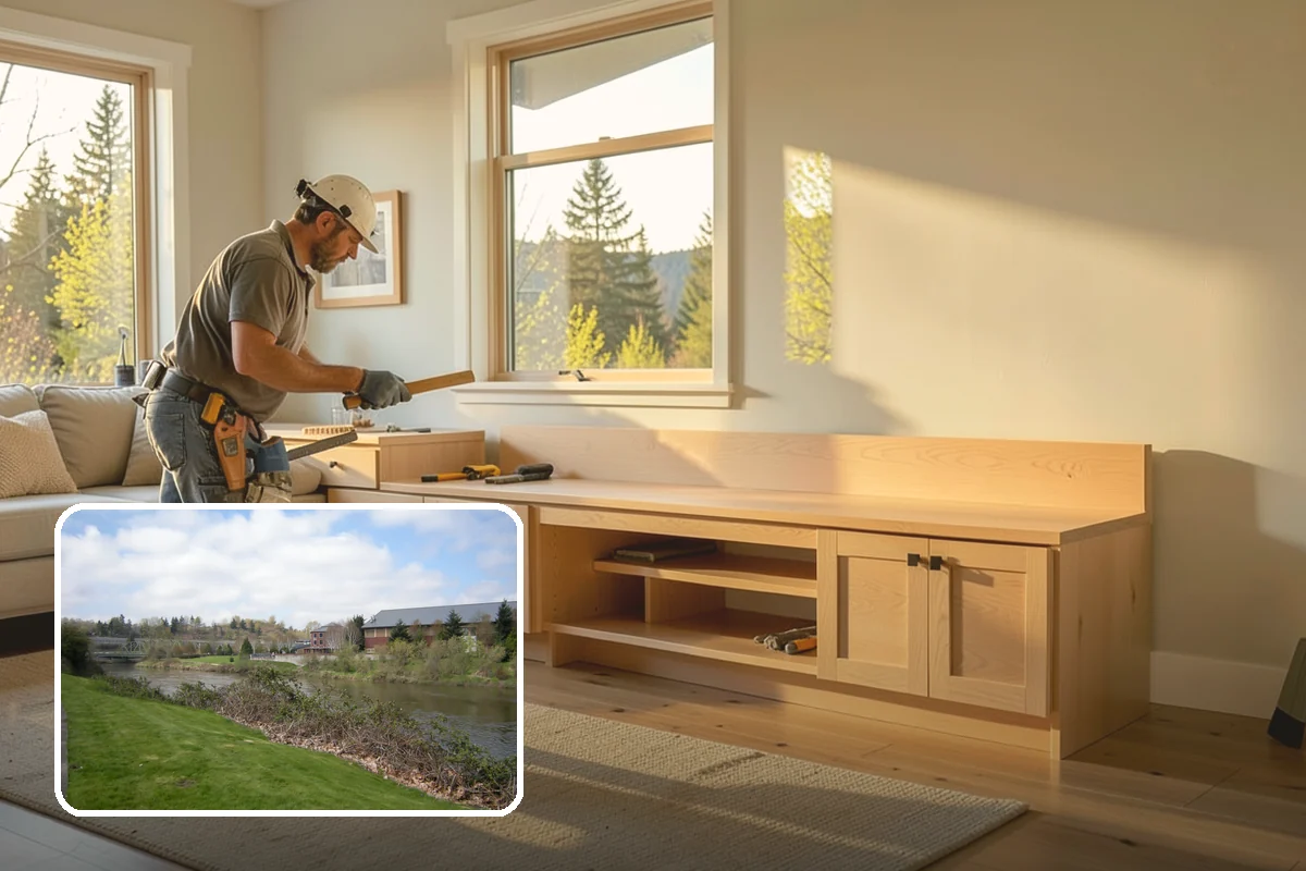 Garage Conversion in Tukwila, King County, WA - Adds legal living area without a full addition