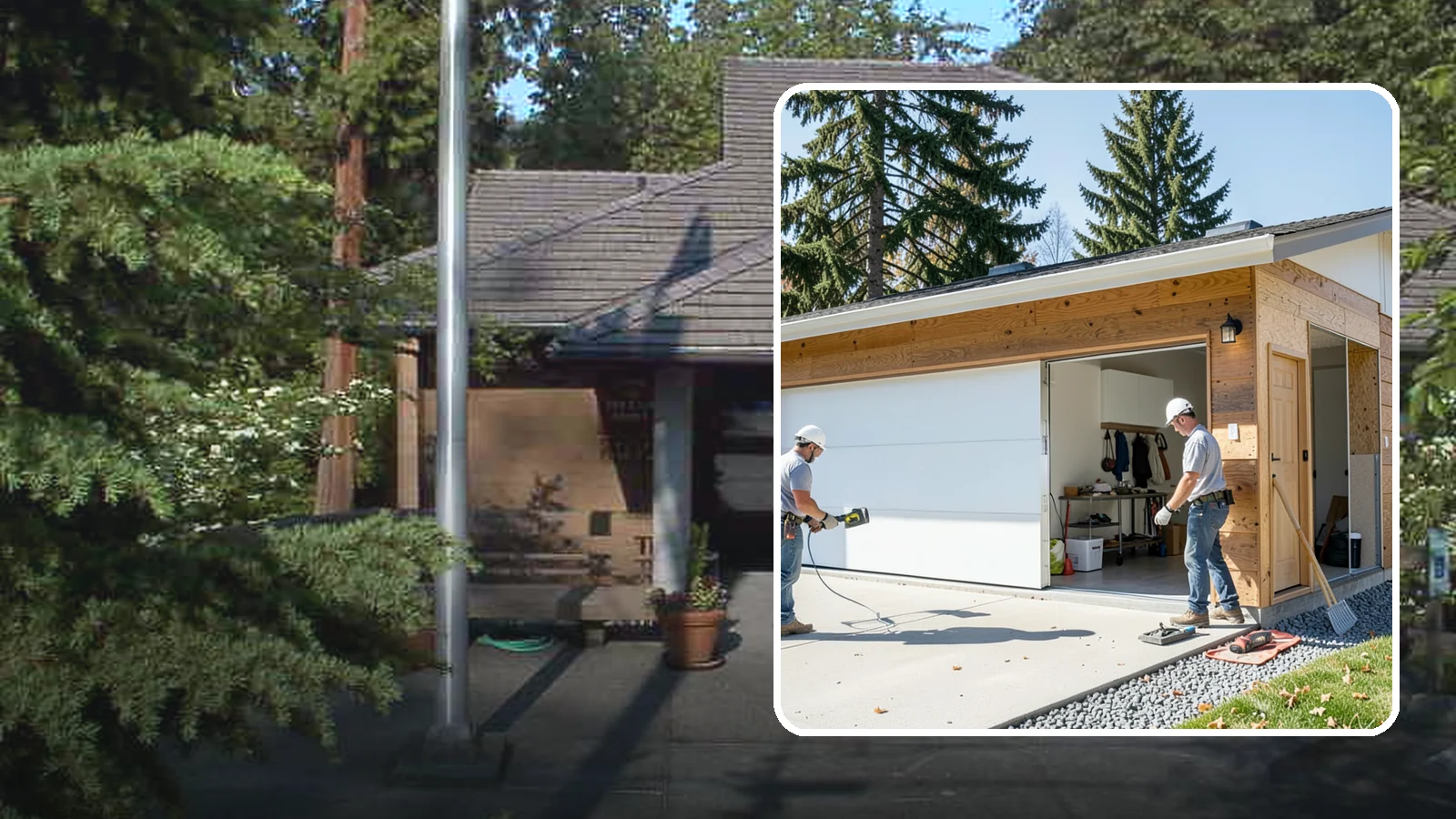 Garage Conversion in Yarrow Point, King County, WA - Converting an attached or detached garage into fully livable, heated, and code-compliant space.