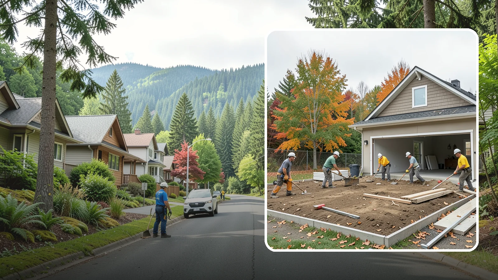 Garage Demolition in Darrington, Snohomish County, WA - We demolish attached and detached garages and clear the pad for a rebuild, addition, or open yard.
