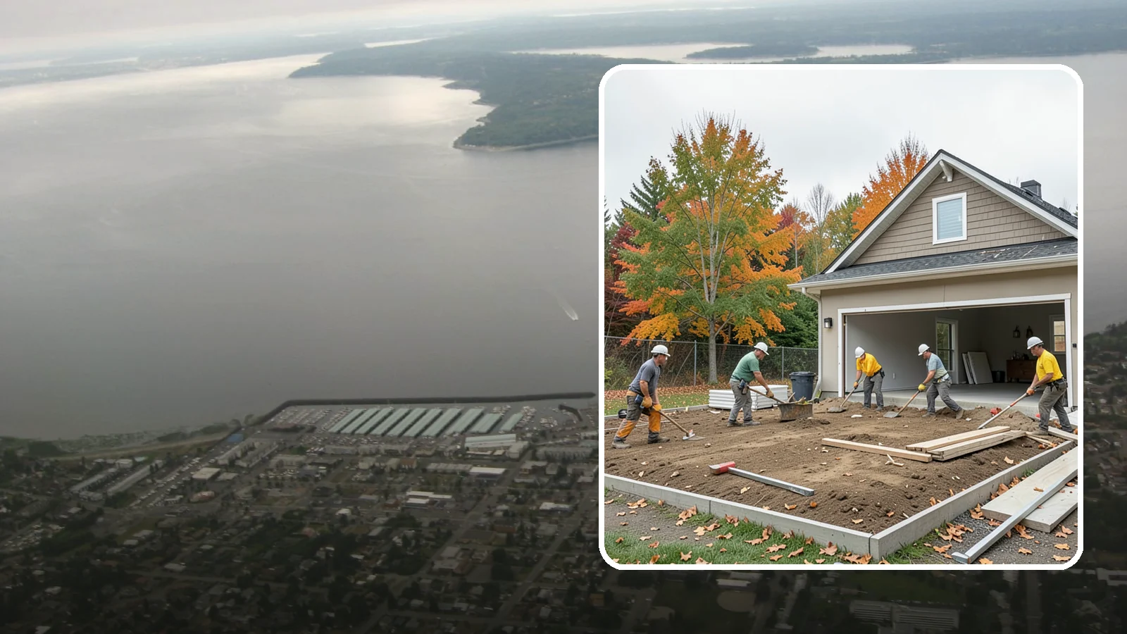 Garage Demolition in Des Moines, King County, WA - We demolish attached and detached garages and clear the pad for a rebuild, addition, or open yard.