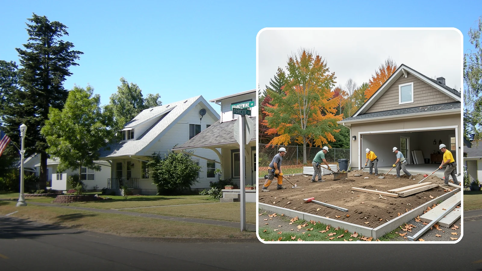 Garage Demolition in DuPont, Pierce County, WA - We demolish attached and detached garages and clear the pad for a rebuild, addition, or open yard.