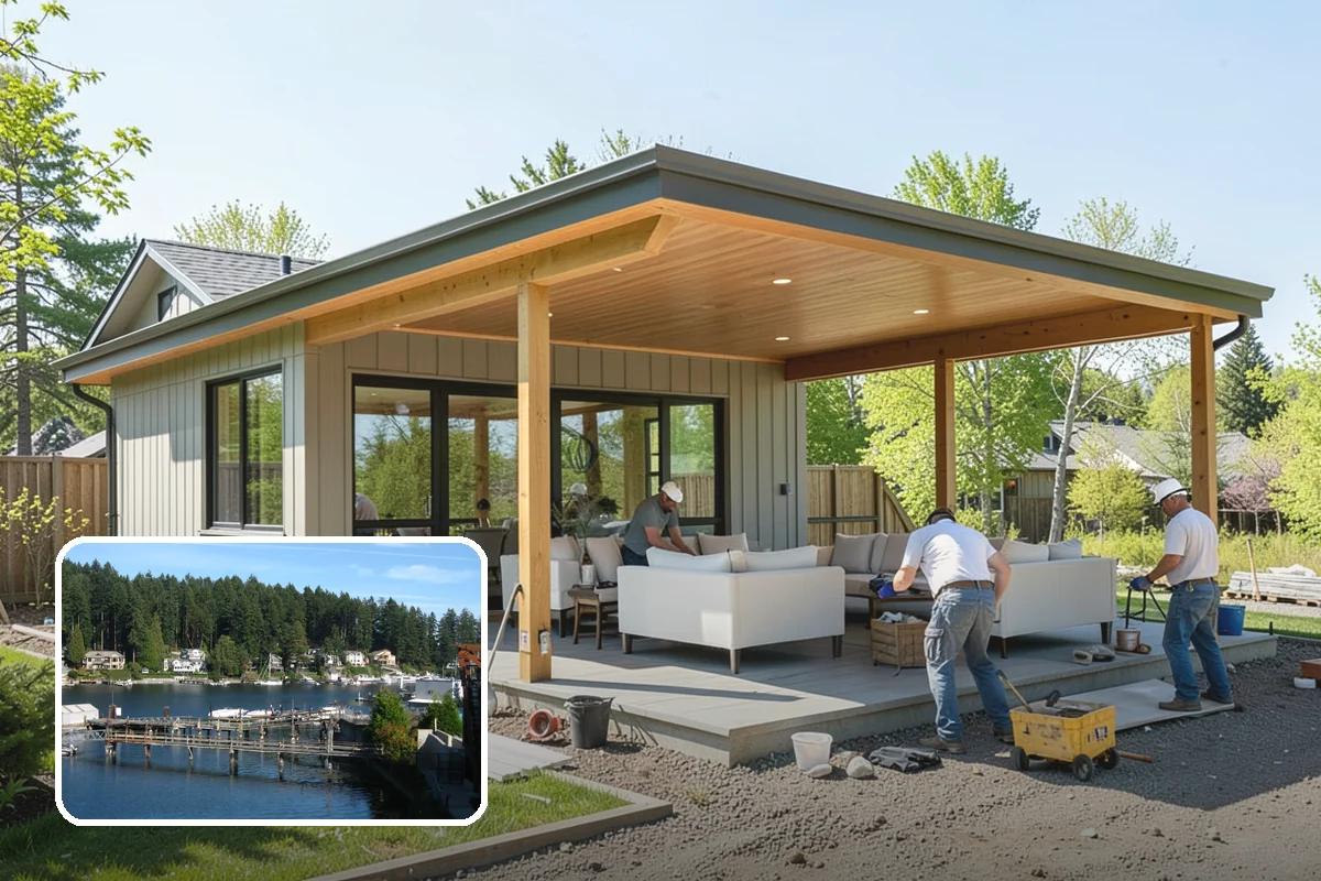 Garage Demolition in Gig Harbor, Pierce County, WA - Structure and slab removed to suit your plans