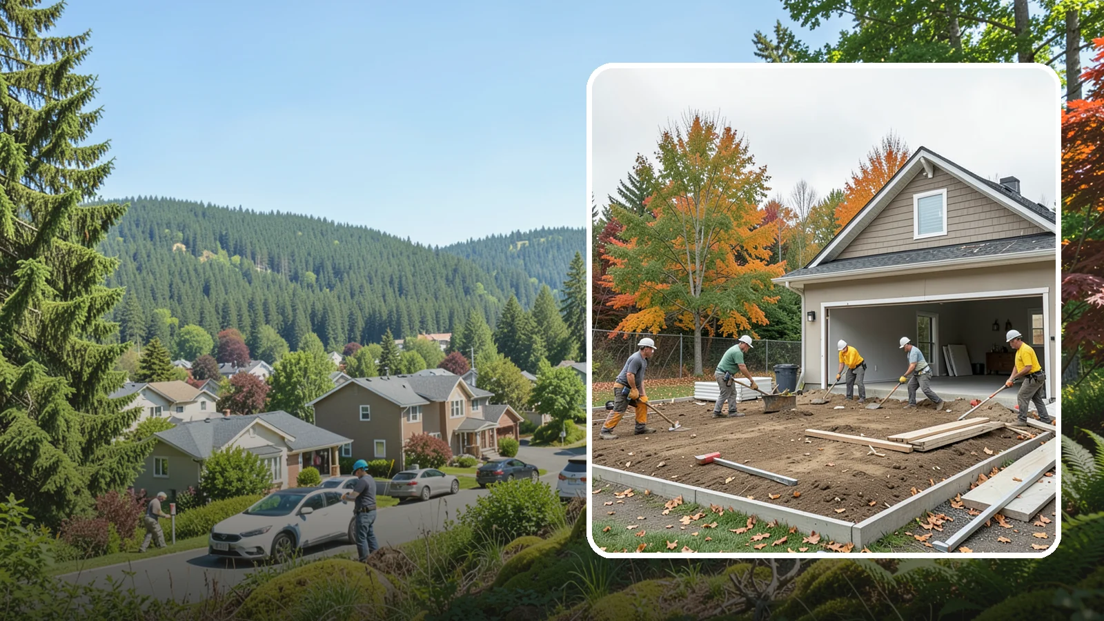 Garage Demolition in Index, Snohomish County, WA - We demolish attached and detached garages and clear the pad for a rebuild, addition, or open yard.