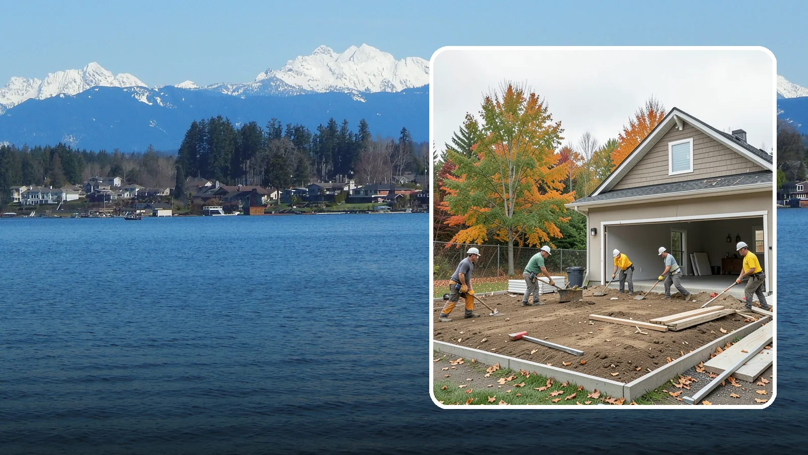 Garage Demolition in Lake Stevens, Snohomish County, WA - We demolish attached and detached garages and clear the pad for a rebuild, addition, or open yard.