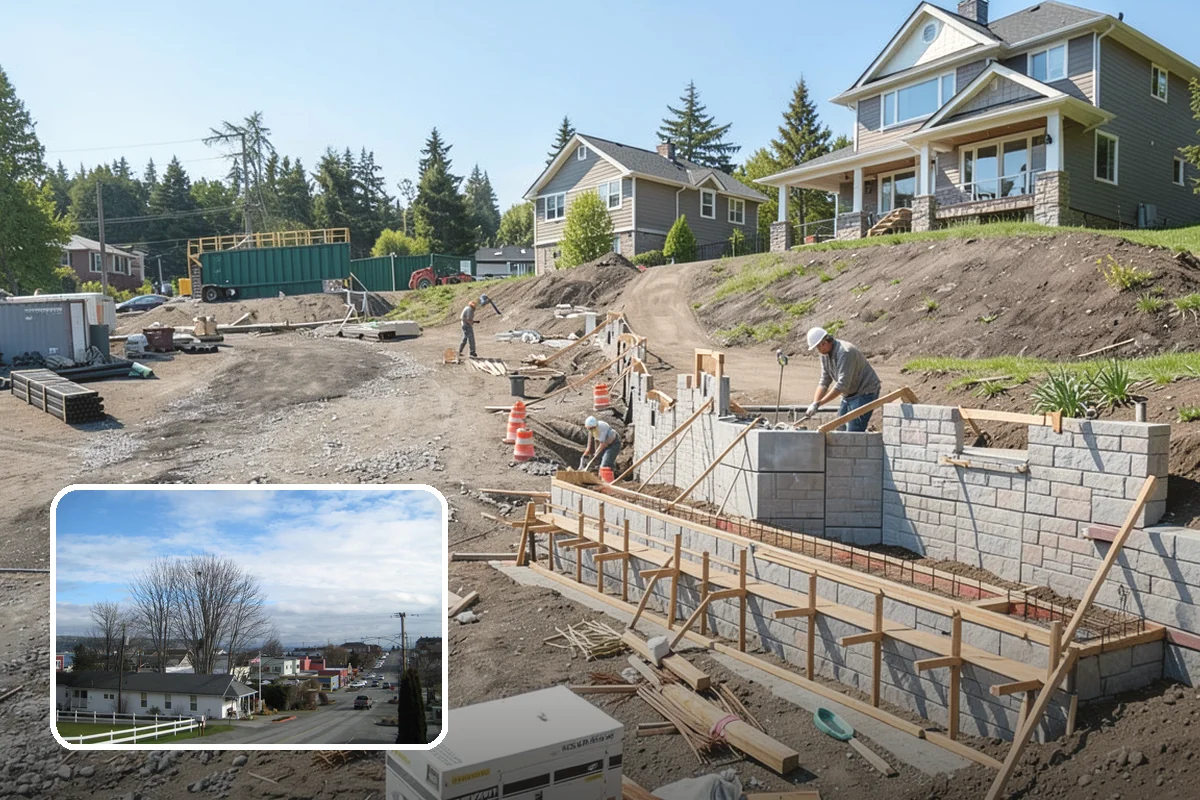 Garage Demolition in Langley, Island County, WA - Structure and slab removed to suit your plans