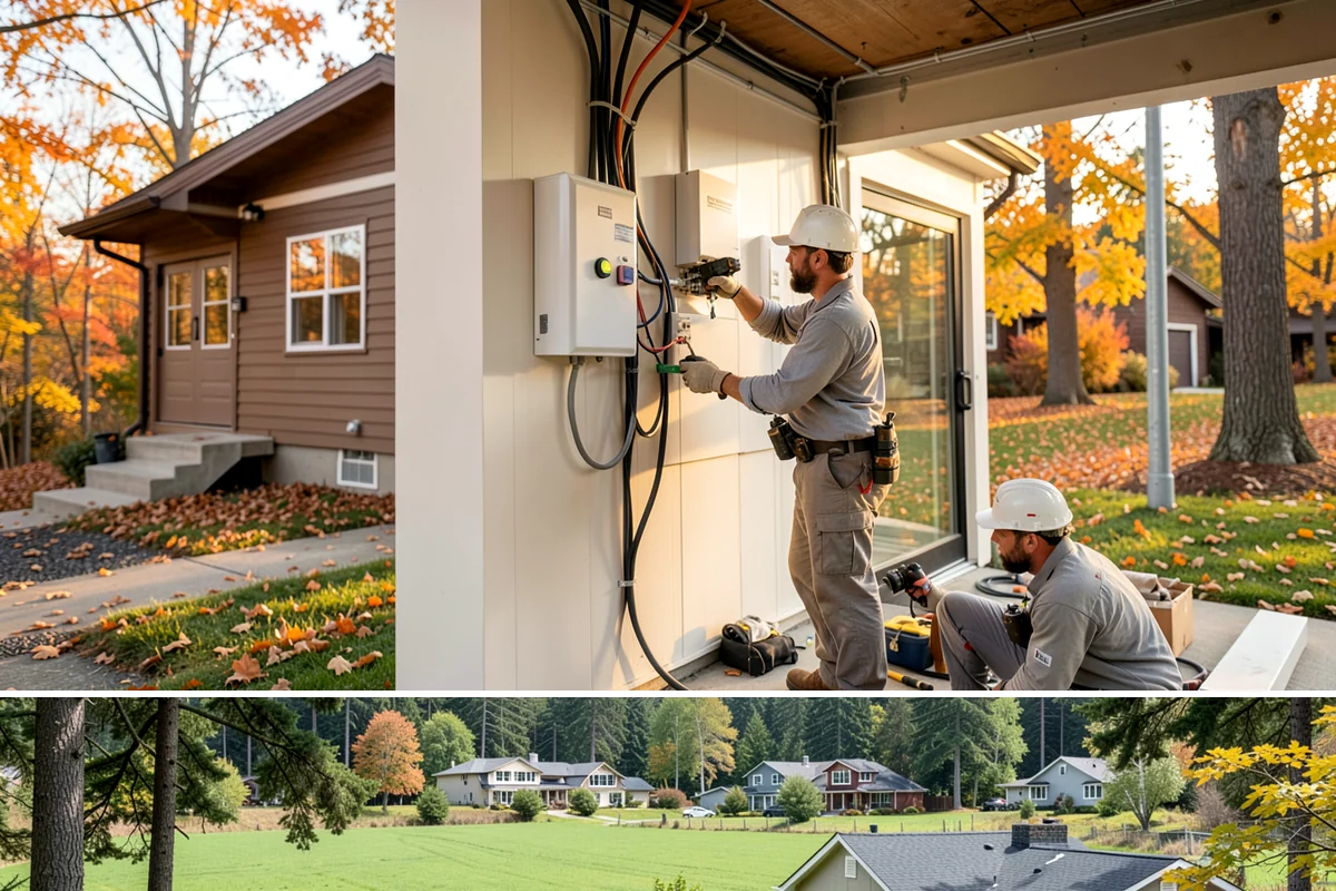 Garage Demolition in Lyman, Skagit County, WA - Garage demolition works in any season, with drier weather easing access and keeping the exposed pad from turning to mud.