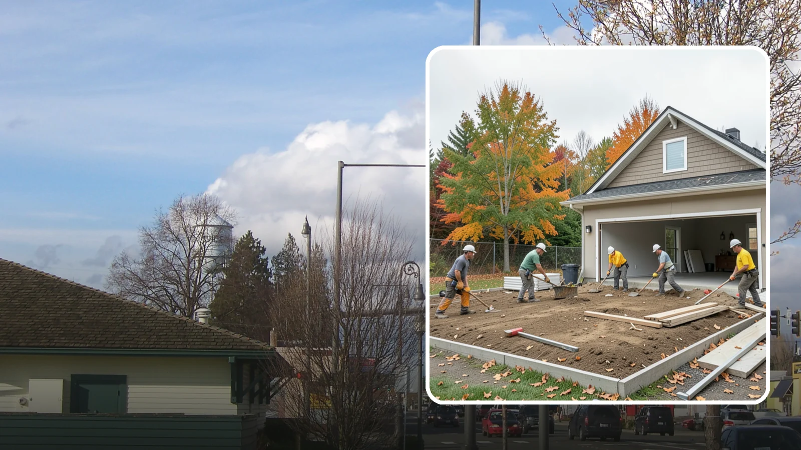 Garage Demolition in Marysville, Snohomish County, WA - We demolish attached and detached garages and clear the pad for a rebuild, addition, or open yard.