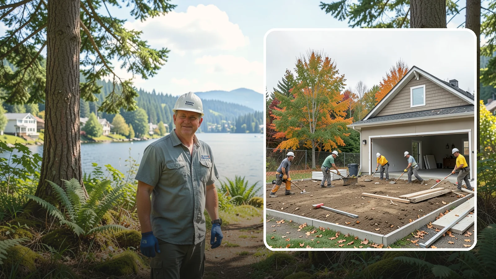 Garage Demolition in Milton, King County, WA - We demolish attached and detached garages and clear the pad for a rebuild, addition, or open yard.