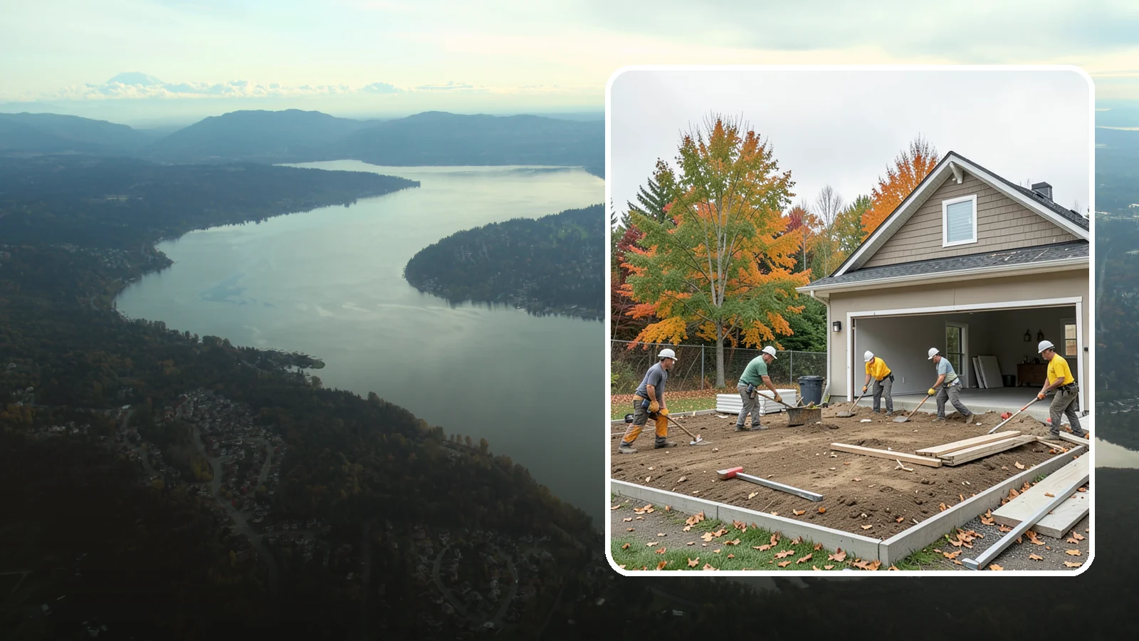 Garage Demolition in Sammamish, King County, WA - We demolish attached and detached garages and clear the pad for a rebuild, addition, or open yard.