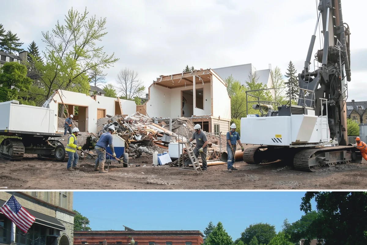 Garage Demolition in Snohomish, Snohomish County, WA - Garage demolition works in any season, with drier weather easing access and keeping the exposed pad from turning to mud.