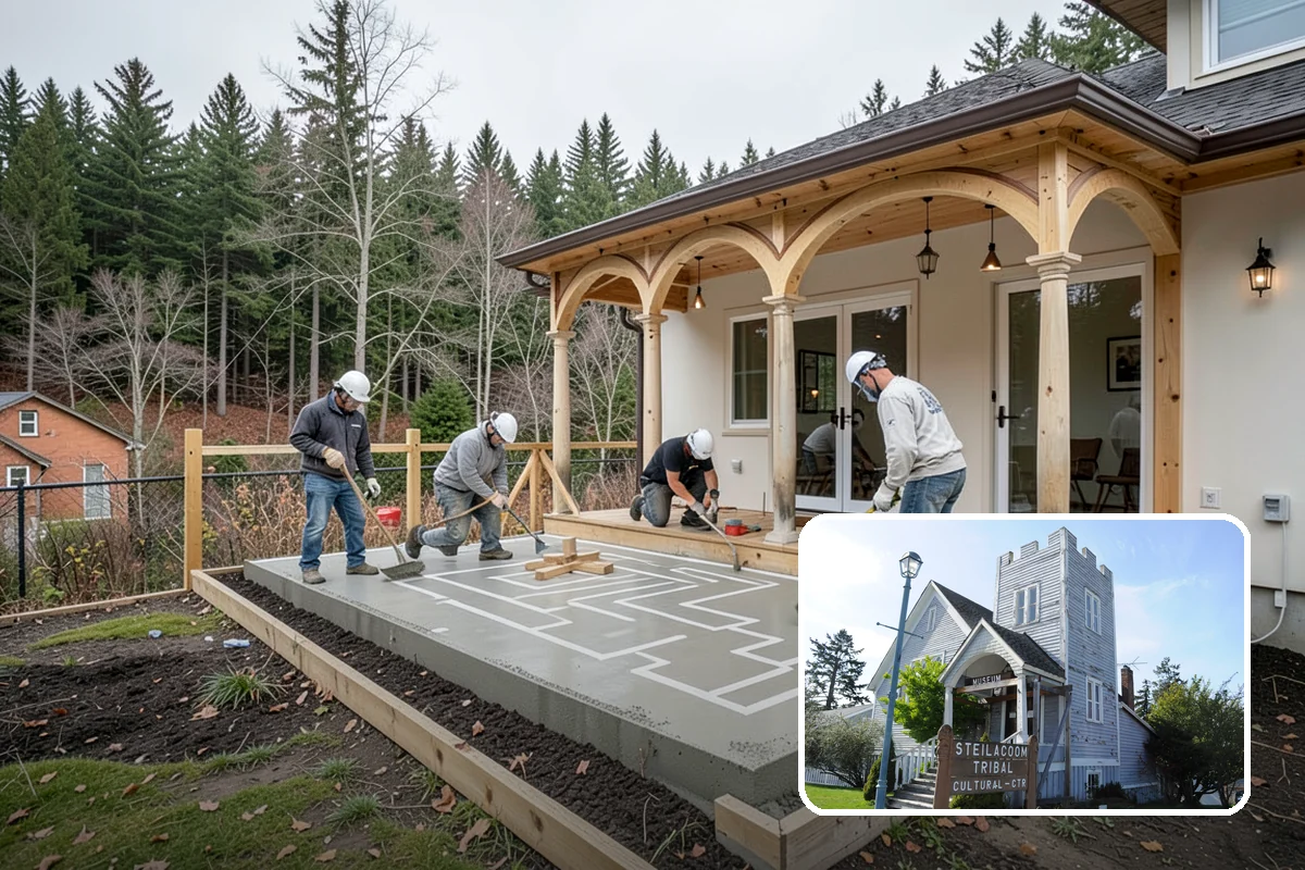 Garage Demolition in Steilacoom, Pierce County, WA - Structure and slab removed to suit your plans