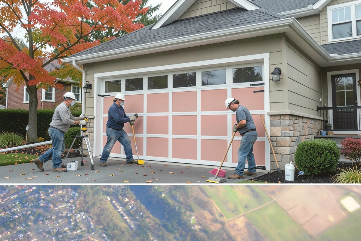 Garage Door Installation in Algona, King County, WA - Garage doors can be installed year-round, though fall installation seals out drafts before winter sets in.