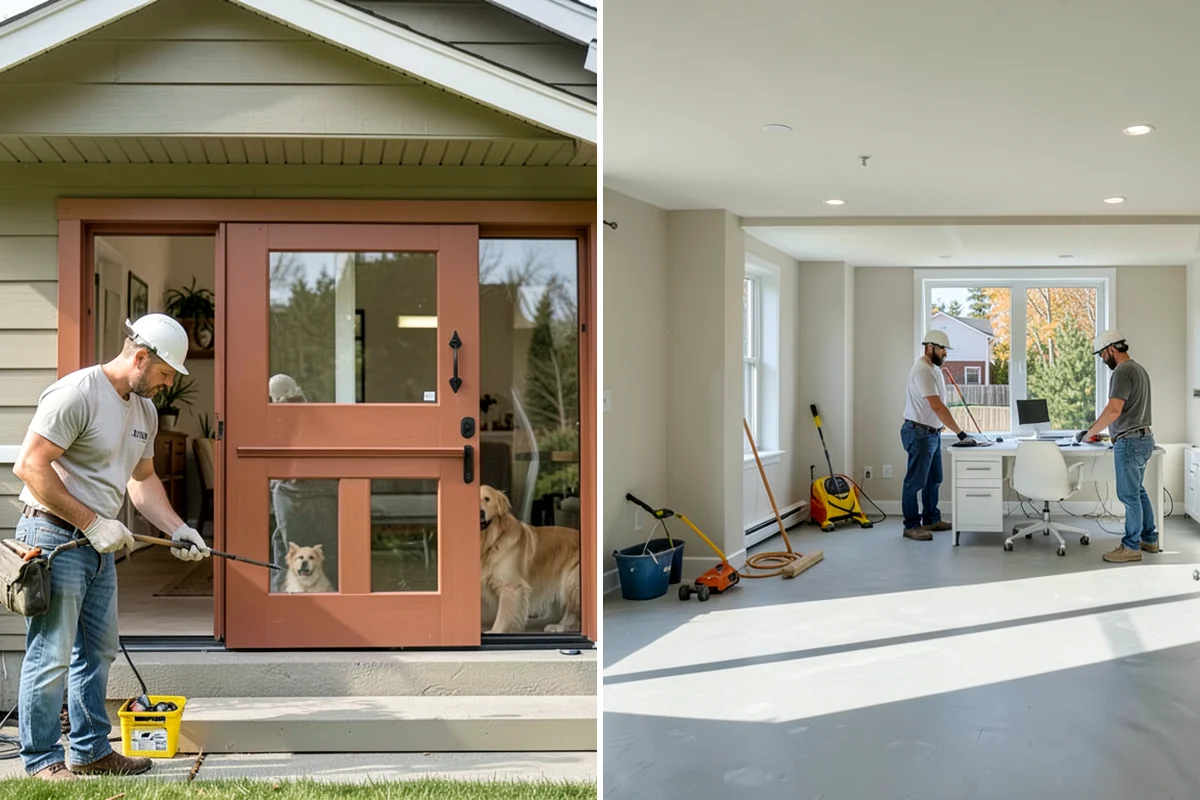 Garage Door Installation in Arlington, Snohomish County, WA - Measure the opening and confirm the door and hardware