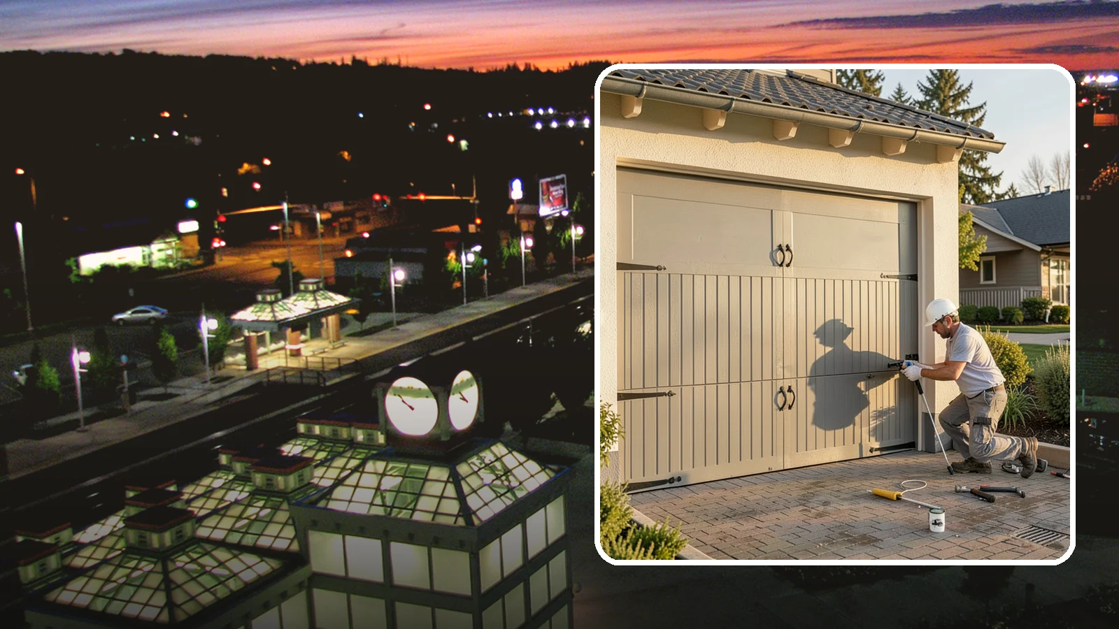 Garage Door Installation in Auburn, King County, WA - Installing a new garage door with proper track, spring, and opener setup for smooth, safe daily operation.