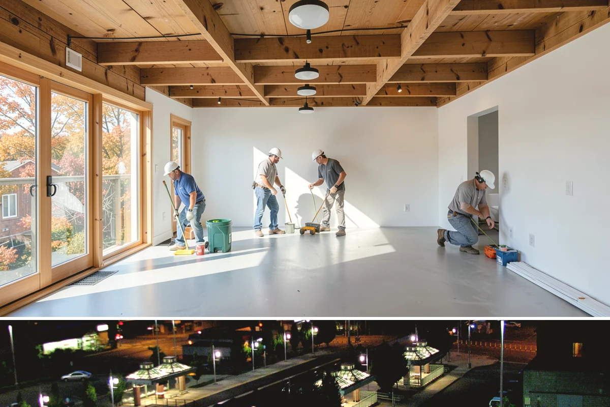 Garage Door Installation in Auburn, King County, WA - Garage doors can be installed year-round, though fall installation seals out drafts before winter sets in.