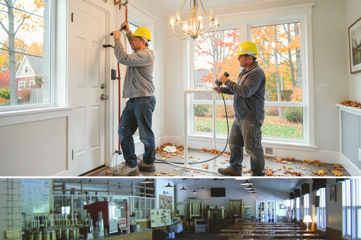 Garage Door Installation in Black Diamond, King County, WA - Garage doors can be installed year-round, though fall installation seals out drafts before winter sets in.