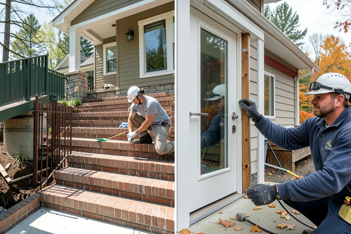 Garage Door Installation in Federal Way, King County, WA - Measure the opening and confirm the door and hardware
