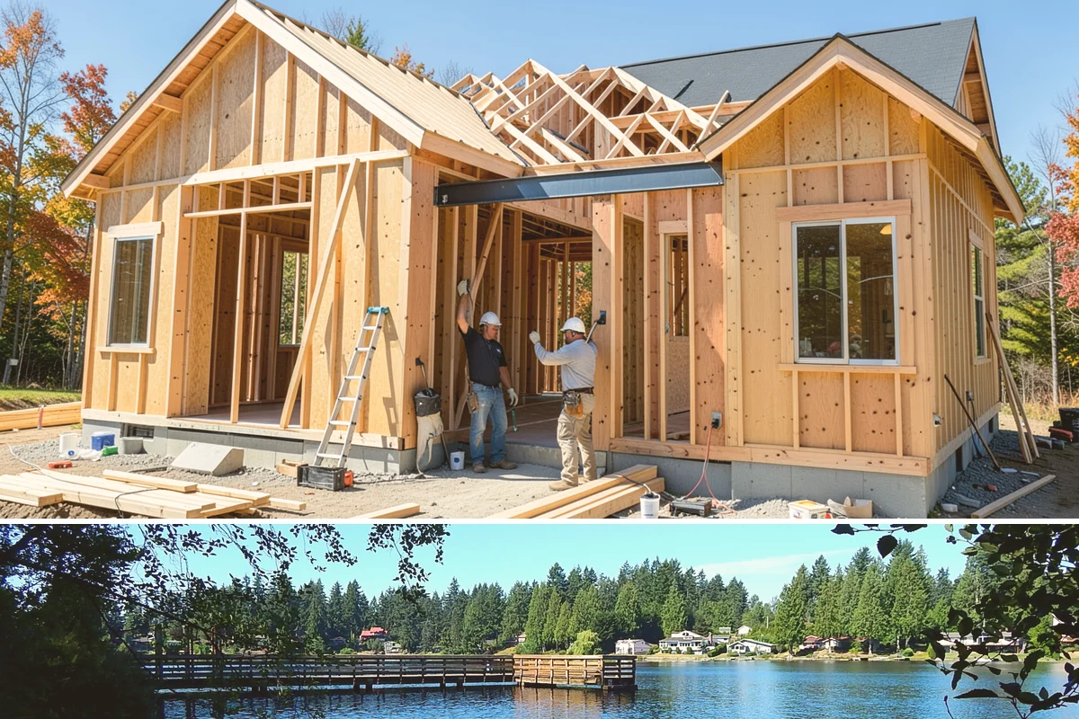 Garage Door Installation in Federal Way, King County, WA - Garage doors can be installed year-round, though fall installation seals out drafts before winter sets in.