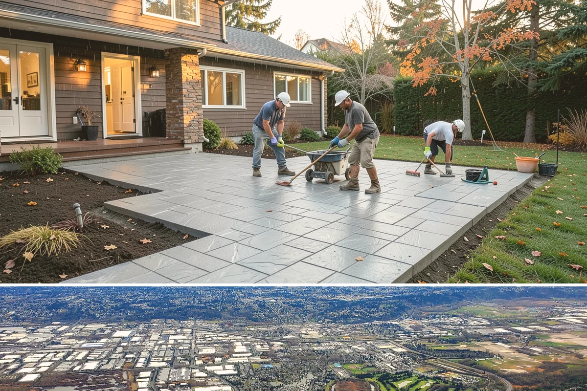 Garage Door Installation in Kent, King County, WA - Garage doors can be installed year-round, though fall installation seals out drafts before winter sets in.
