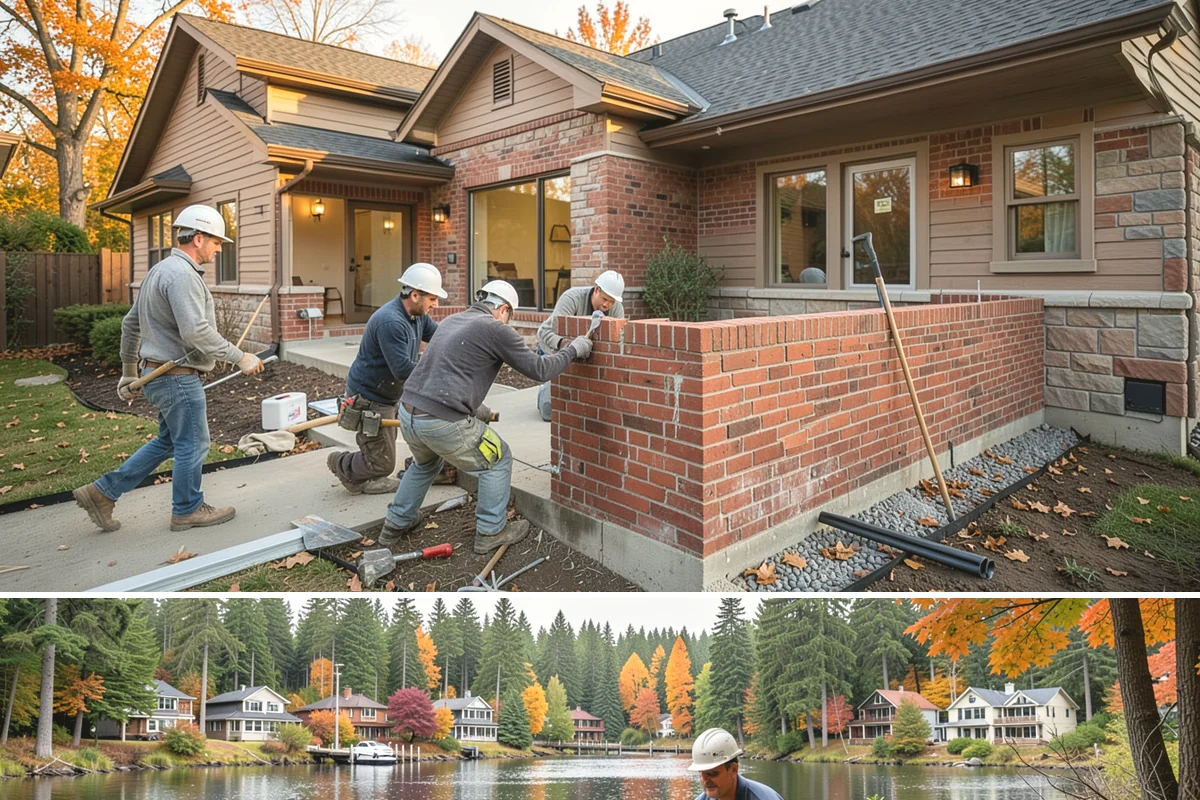 Garage Door Installation in La Conner, Skagit County, WA - Garage doors can be installed year-round, though fall installation seals out drafts before winter sets in.