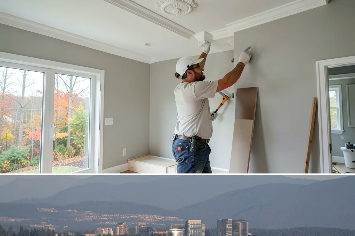 Garage Door Installation in Medina, King County, WA - Garage doors can be installed year-round, though fall installation seals out drafts before winter sets in.
