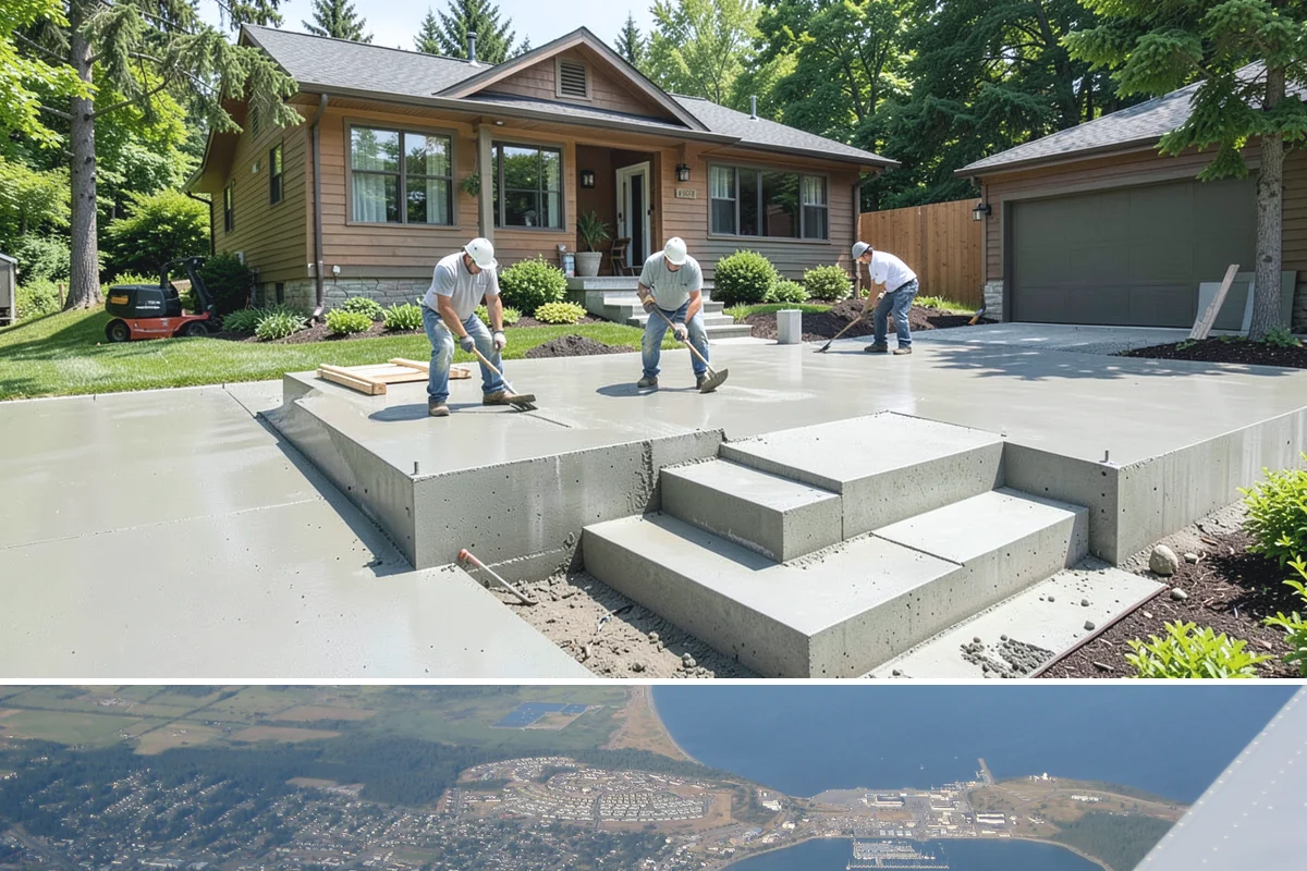 Garage Door Installation in Oak Harbor, Island County, WA - Garage doors can be installed year-round, though fall installation seals out drafts before winter sets in.