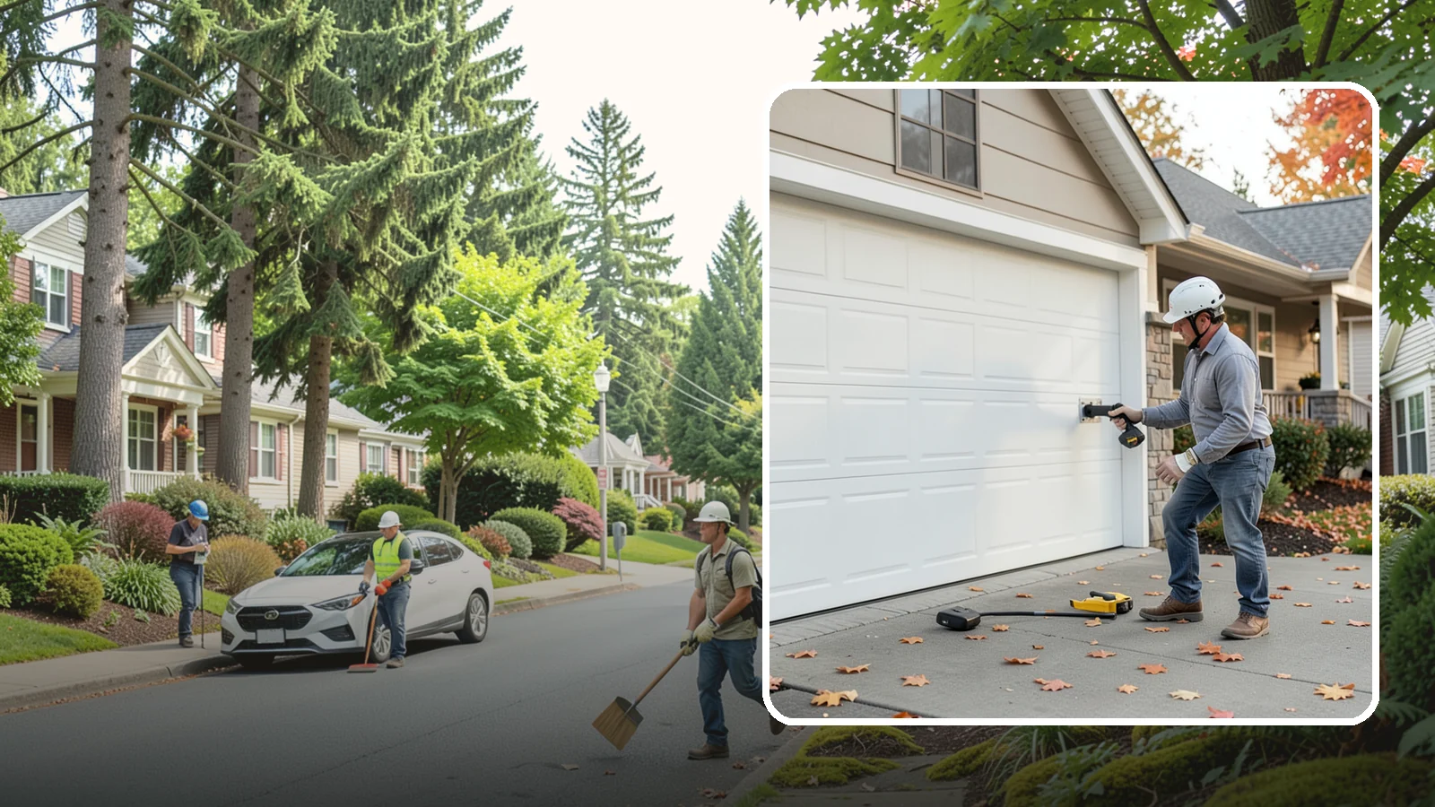 Garage Door Opener Installation in Beaux Arts Village, King County, WA - Installing a reliable, quiet garage door opener with modern safety sensors and smart-home connectivity.