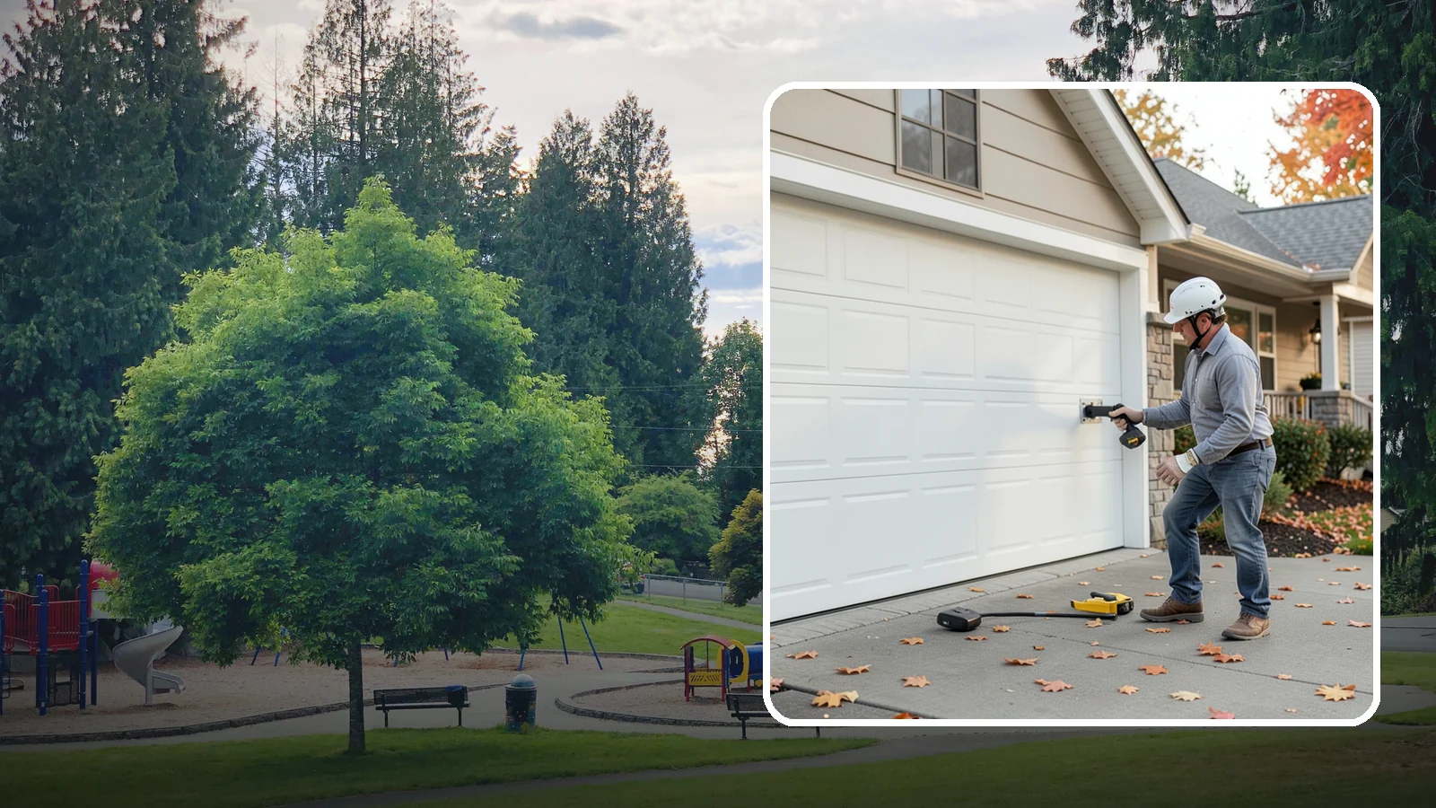 Garage Door Opener Installation in Bonney Lake, Pierce County, WA - Installing a reliable, quiet garage door opener with modern safety sensors and smart-home connectivity.