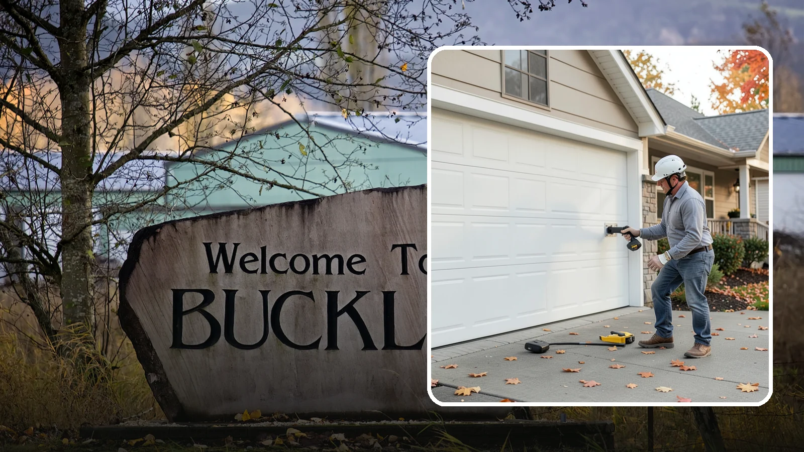 Garage Door Opener Installation in Buckley, Pierce County, WA - Installing a reliable, quiet garage door opener with modern safety sensors and smart-home connectivity.