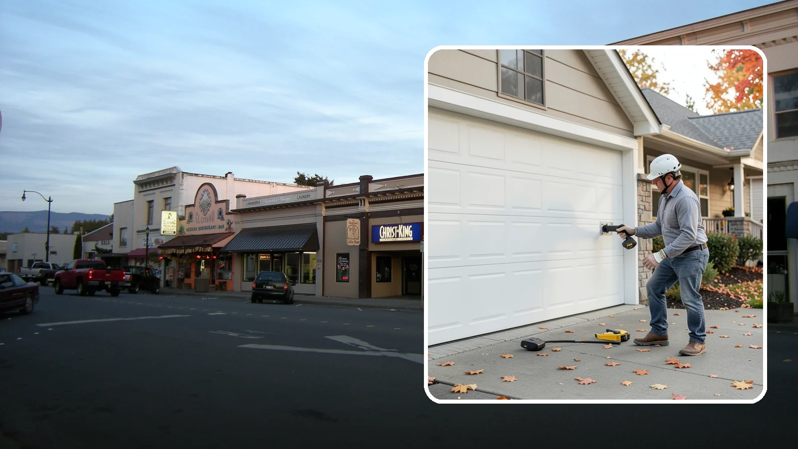 Garage Door Opener Installation in Burlington, Skagit County, WA - Installing a reliable, quiet garage door opener with modern safety sensors and smart-home connectivity.