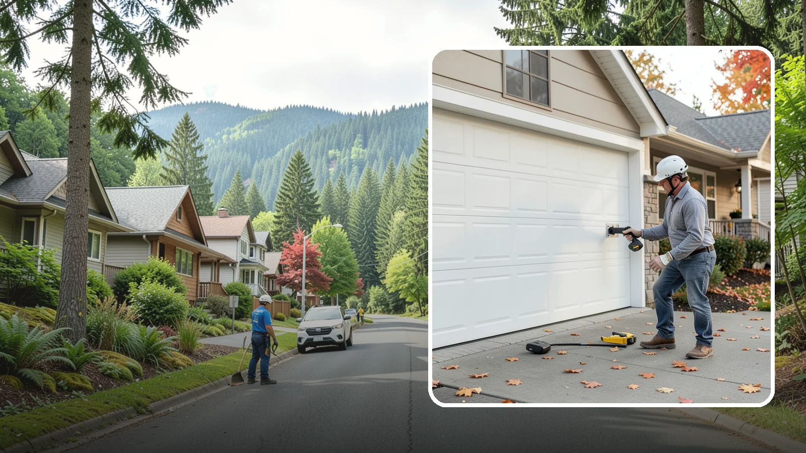 Garage Door Opener Installation in Darrington, Snohomish County, WA - Installing a reliable, quiet garage door opener with modern safety sensors and smart-home connectivity.