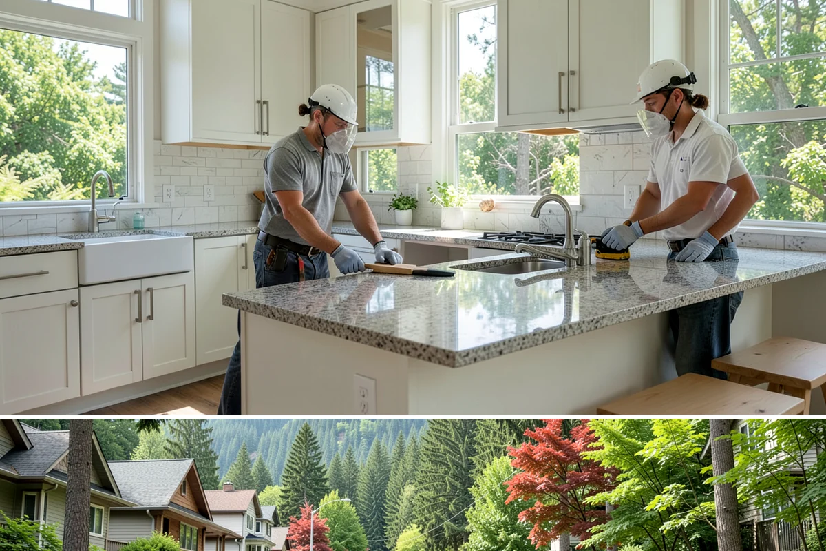 Garage Door Opener Installation in Darrington, Snohomish County, WA - Opener installation can be scheduled any time of year since the work happens inside the garage.