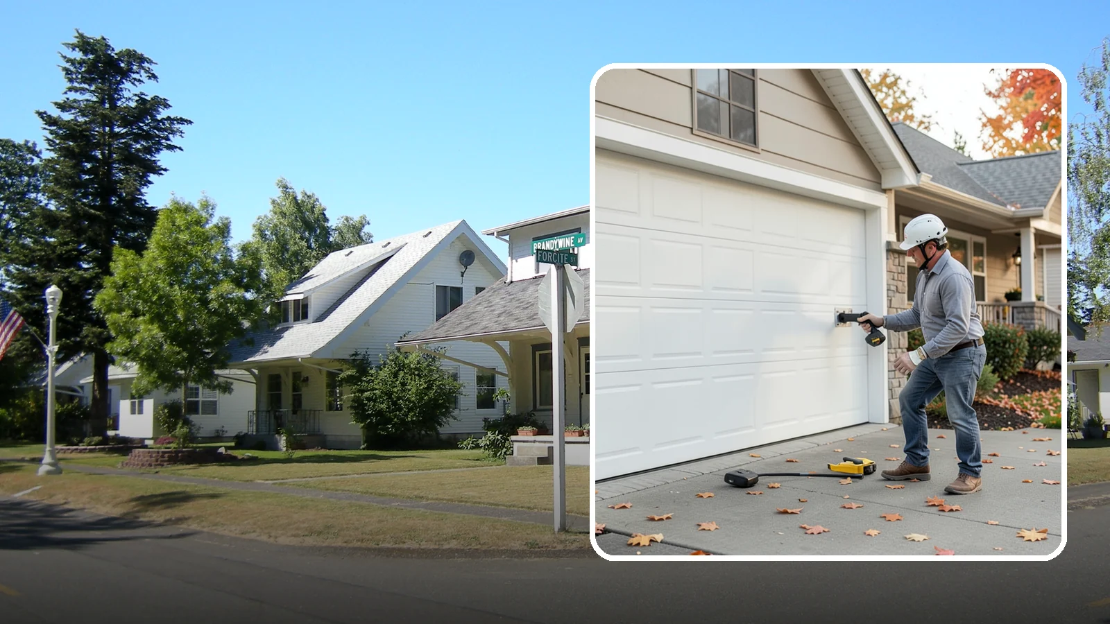 Garage Door Opener Installation in DuPont, Pierce County, WA - Installing a reliable, quiet garage door opener with modern safety sensors and smart-home connectivity.