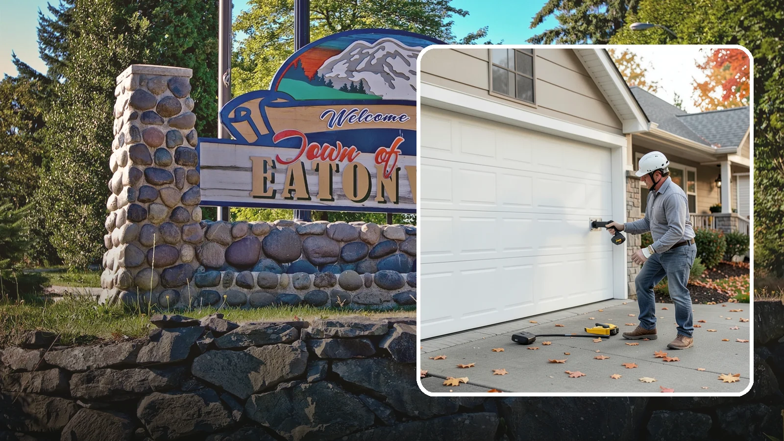 Garage Door Opener Installation in Eatonville, Pierce County, WA - Installing a reliable, quiet garage door opener with modern safety sensors and smart-home connectivity.