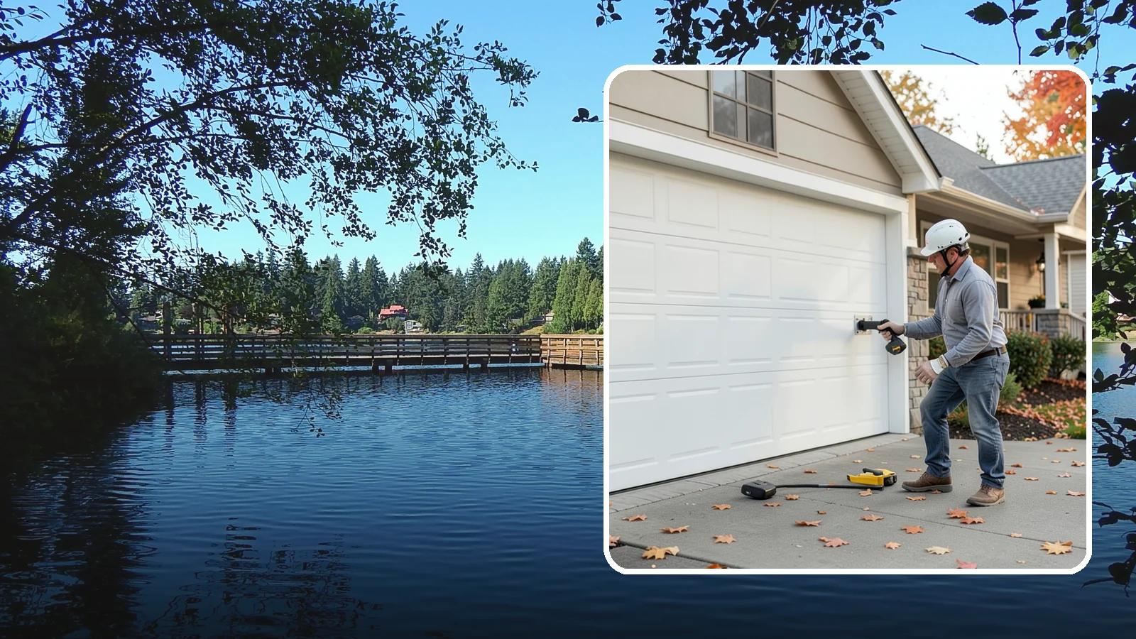 Garage Door Opener Installation in Federal Way, King County, WA - Installing a reliable, quiet garage door opener with modern safety sensors and smart-home connectivity.