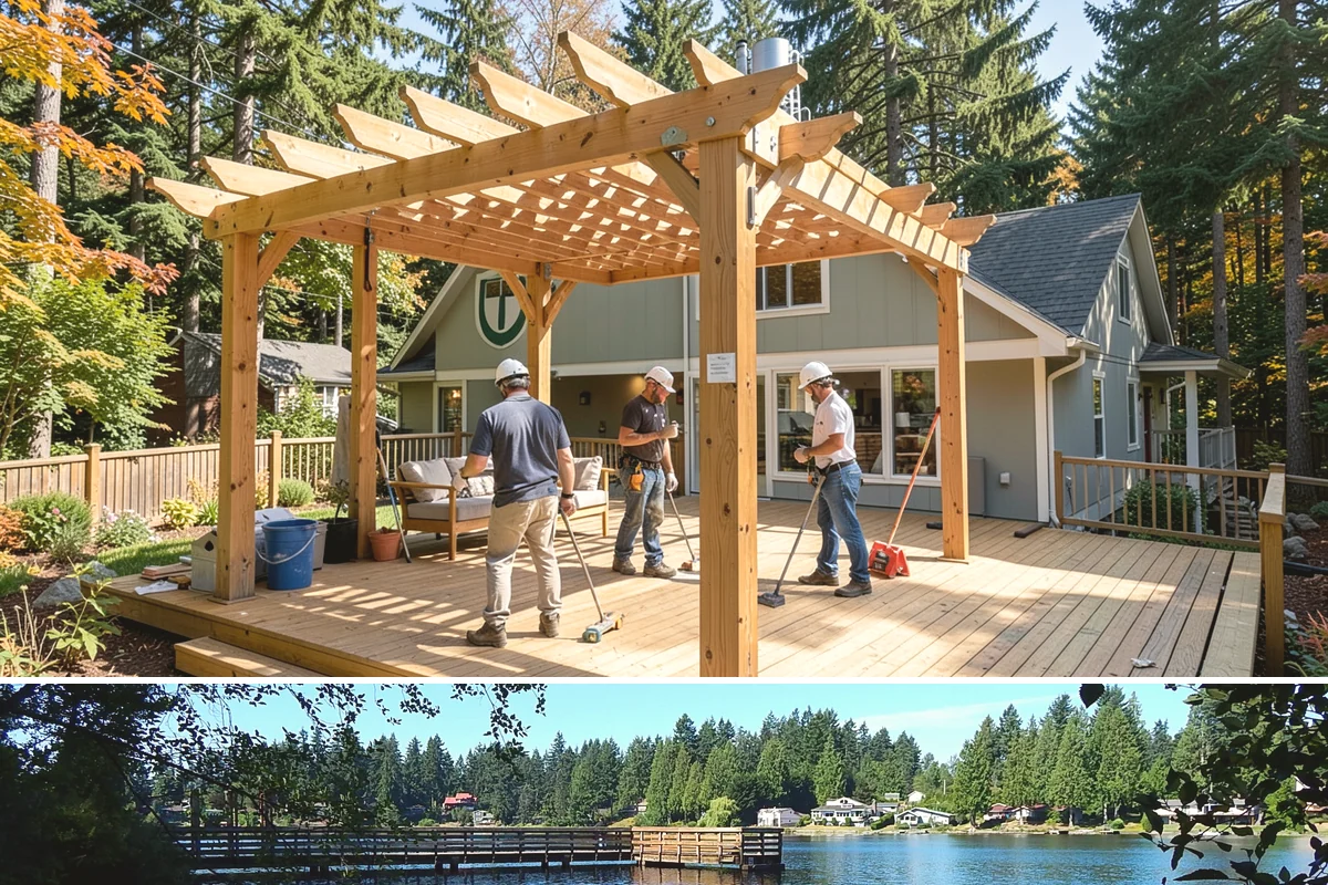 Garage Door Opener Installation in Federal Way, King County, WA - Opener installation can be scheduled any time of year since the work happens inside the garage.
