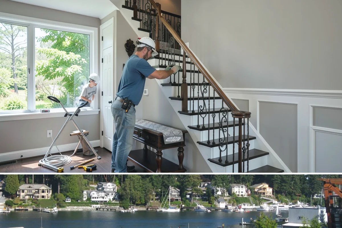 Garage Door Opener Installation in Gig Harbor, Pierce County, WA - Opener installation can be scheduled any time of year since the work happens inside the garage.