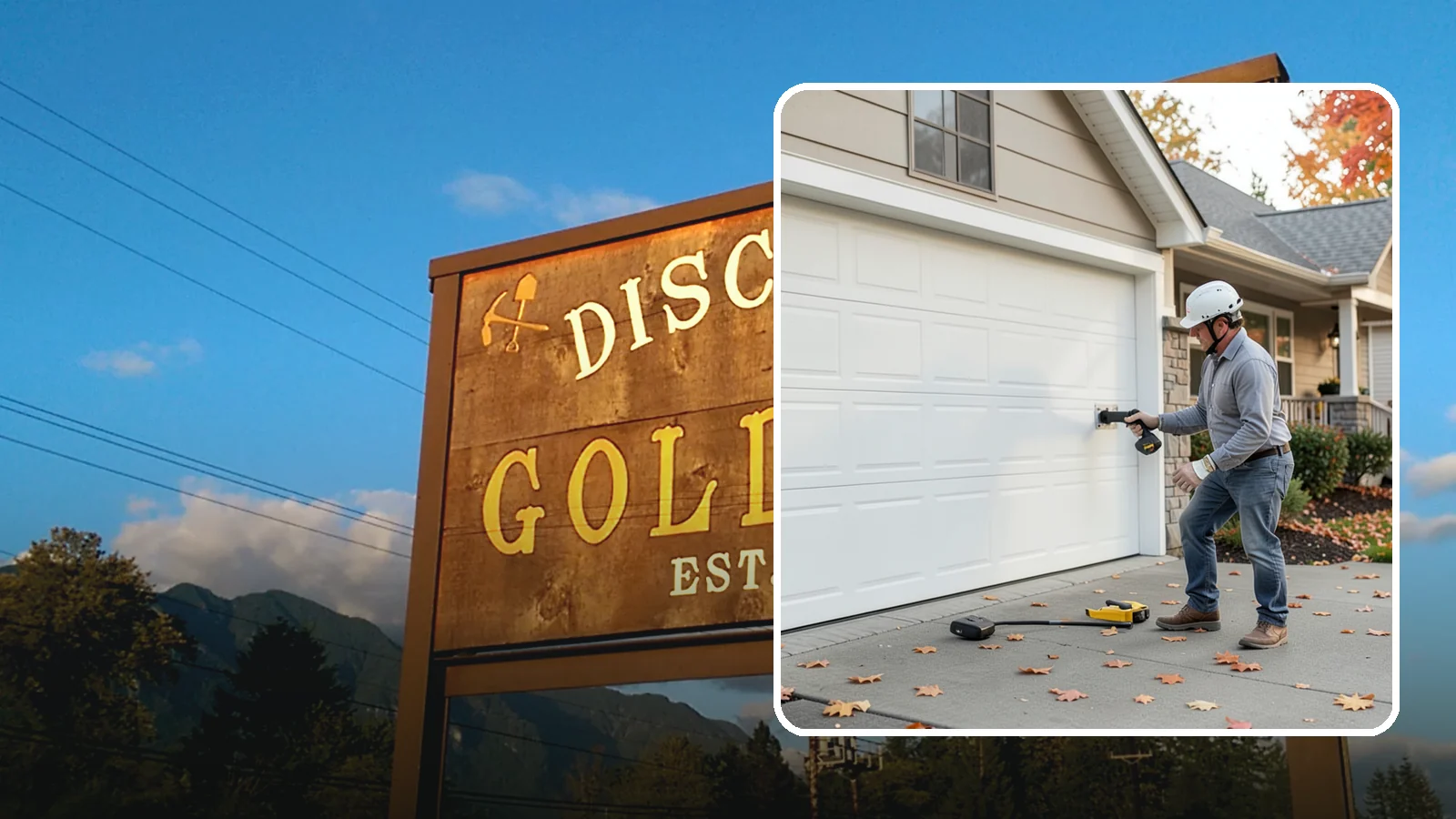 Garage Door Opener Installation in Gold Bar, Snohomish County, WA - Installing a reliable, quiet garage door opener with modern safety sensors and smart-home connectivity.
