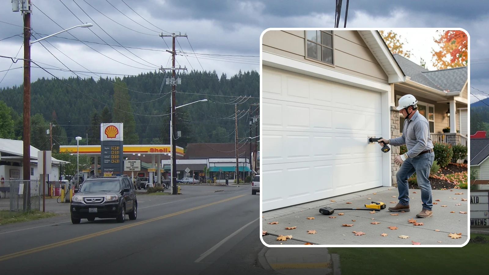 Garage Door Opener Installation in Granite Falls, Snohomish County, WA - Installing a reliable, quiet garage door opener with modern safety sensors and smart-home connectivity.